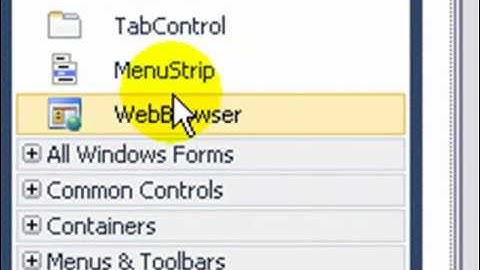 Web browser on Visual basic 2010