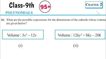 Exercise 2.4 Question 16 Class 9 Maths | Chapter 2 Polynomials | NCERT