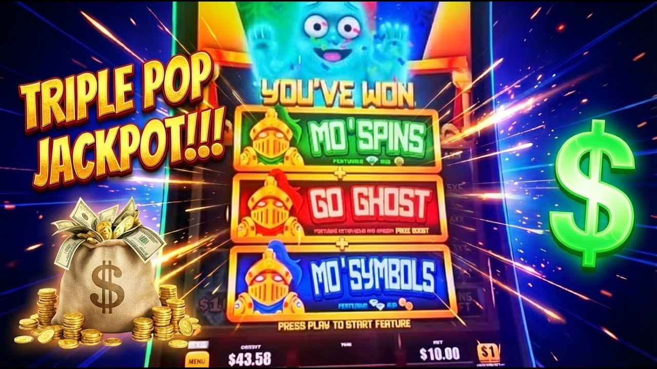 WOW, Spooky Link TRIPLE POP JACKPOT! 