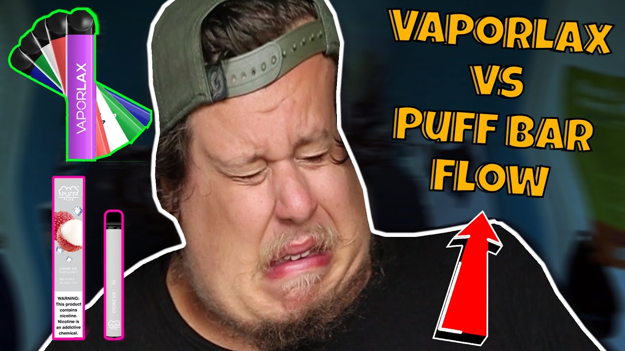 VAPORLAX Disposable Device vs Puff Bar Flow Review