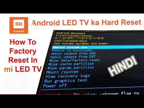 How To Open Mi LED TV Service Menu || Mi LED TV Hard Reset