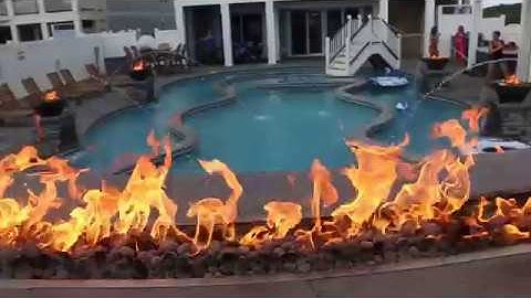 The Fire & Ice Lazy River at Chateau De La Mer -EC2- In Corolla, NC