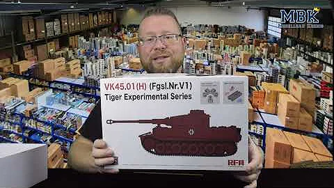 MBK unboxing #673 - 1:35 VK45.01(H) (Fgst.Nr.V1) Tiger Experimental Series (Rye Field Model 5071)