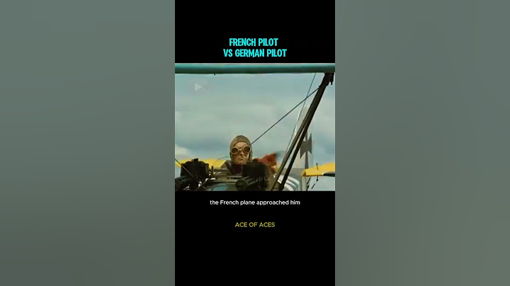 FRENCH PILOT VS GERMAN PILOT