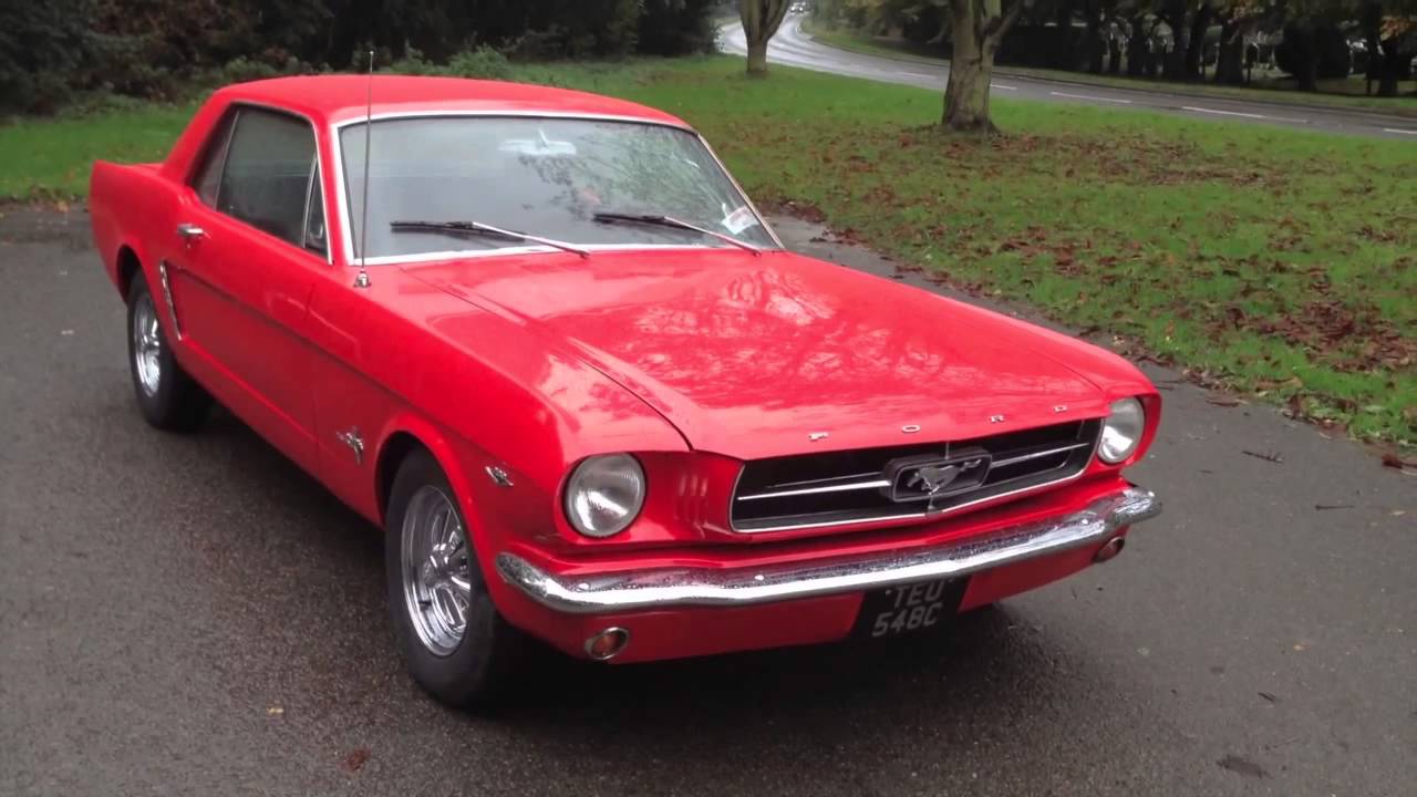 "Kate" 1965 Ford Mustang Red Coupe V8 - YouTube