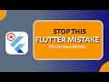 Stop Doing This Flutter Mistake (99% of Devs Do It)