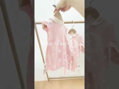 Swam🦢 design Short / Long Sleeve Baby Romper 🤍Grab it now while stock last —— #geniusbabyhouse