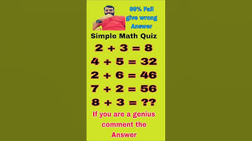 99% Wrong | Simple Math Quiz #puzzle #braintestsolution #mathquiz #quiz #iqtes #quizgames