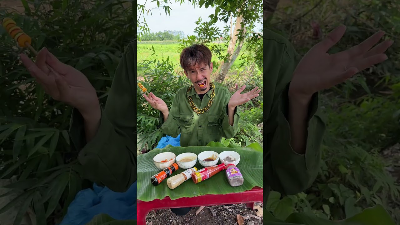 Nước chấm kẹo hamburger đáng sợ | Scary Hamburger Candy Dipping Sauce 