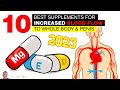 💓 10 Best Supplements For Increased Blood Flow to Whole Body & Penis - by Dr Sam Robbins