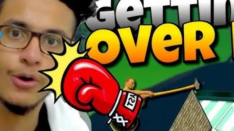 NO.1 most frustration Game ever 😭 playing getting over it first time