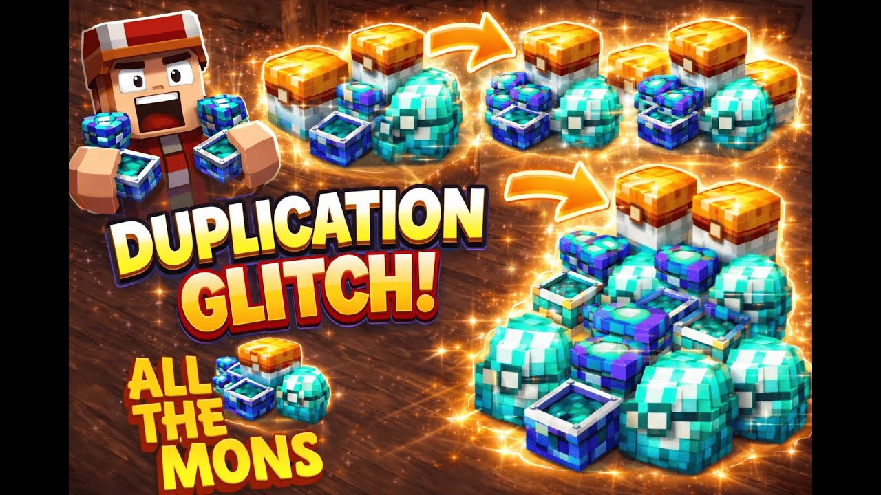 ALL THE MONS Duplication Glitch 😱 