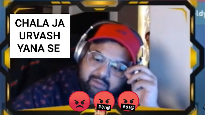 Goldy Bhai Angry On 😡😡URVESH On Stream // @8bit Goldy