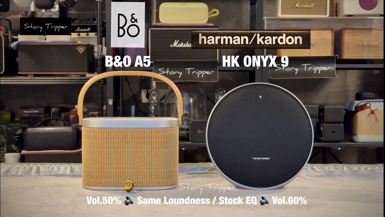 B&O Beosound A5 vs Harman Kardon Studio Onyx 9 - YouTube