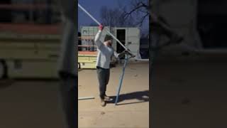 Bending 1 1/4” EMT 3 point saddle
