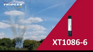 FAJERWERKI XT1086-6 SMOKE MINE WITH BLINK WHITE 40 mm PROFI T1 TRIPLEX FIREWORKS