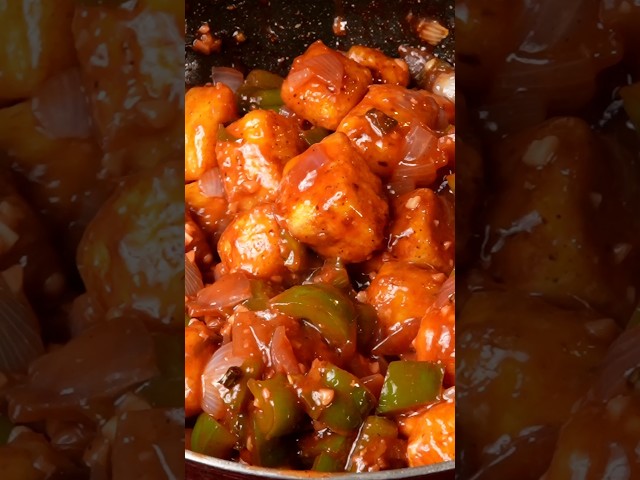 Chilli Paneer ASMR #shorts #youtubeshorts #asmrsounds #asmr #asmrcooking #viral #trending #recipe
