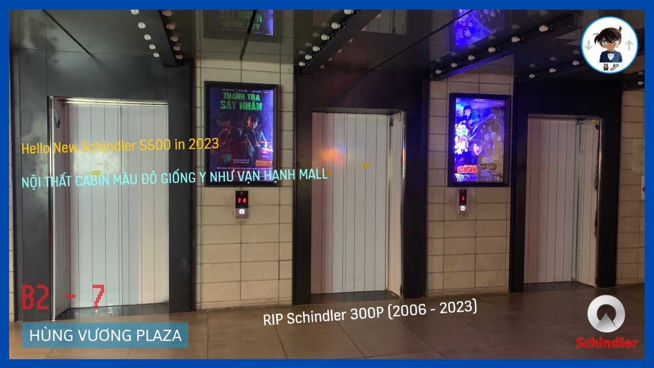 Bye Bye Schindler 300P (Mod Schindler 5500, 2023) @ Hung Vuong Plaza, HCMC, VN