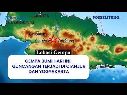 Gempa Bumi Hari Ini 1 Januari 2024, Guncangan Terjadi di Cianjur dan Yogyakarta