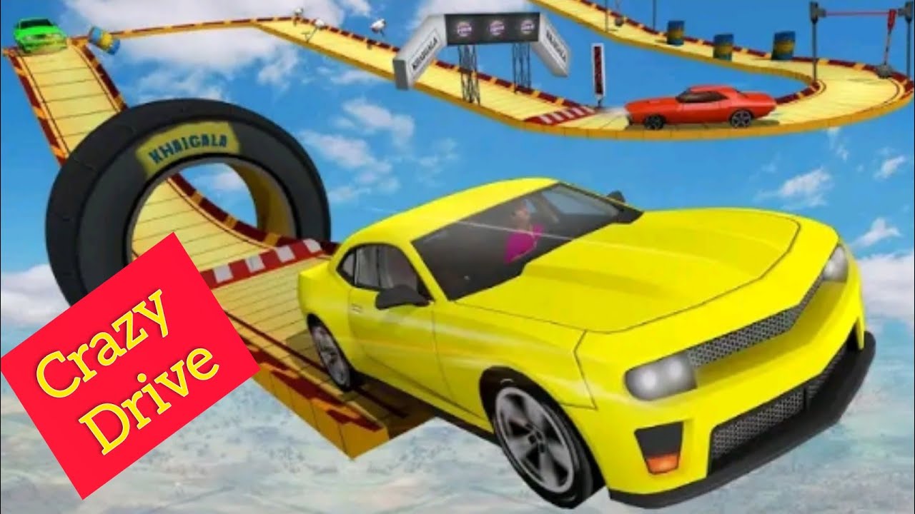 Crazy Car Driving || Sky Car Driving Video Game || Android Gameplay Video || Kids Gamer