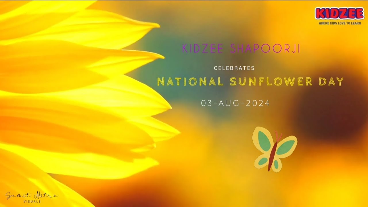 Sunflower Day 2024 🌻 | Kidzee Shapoorji - YouTube