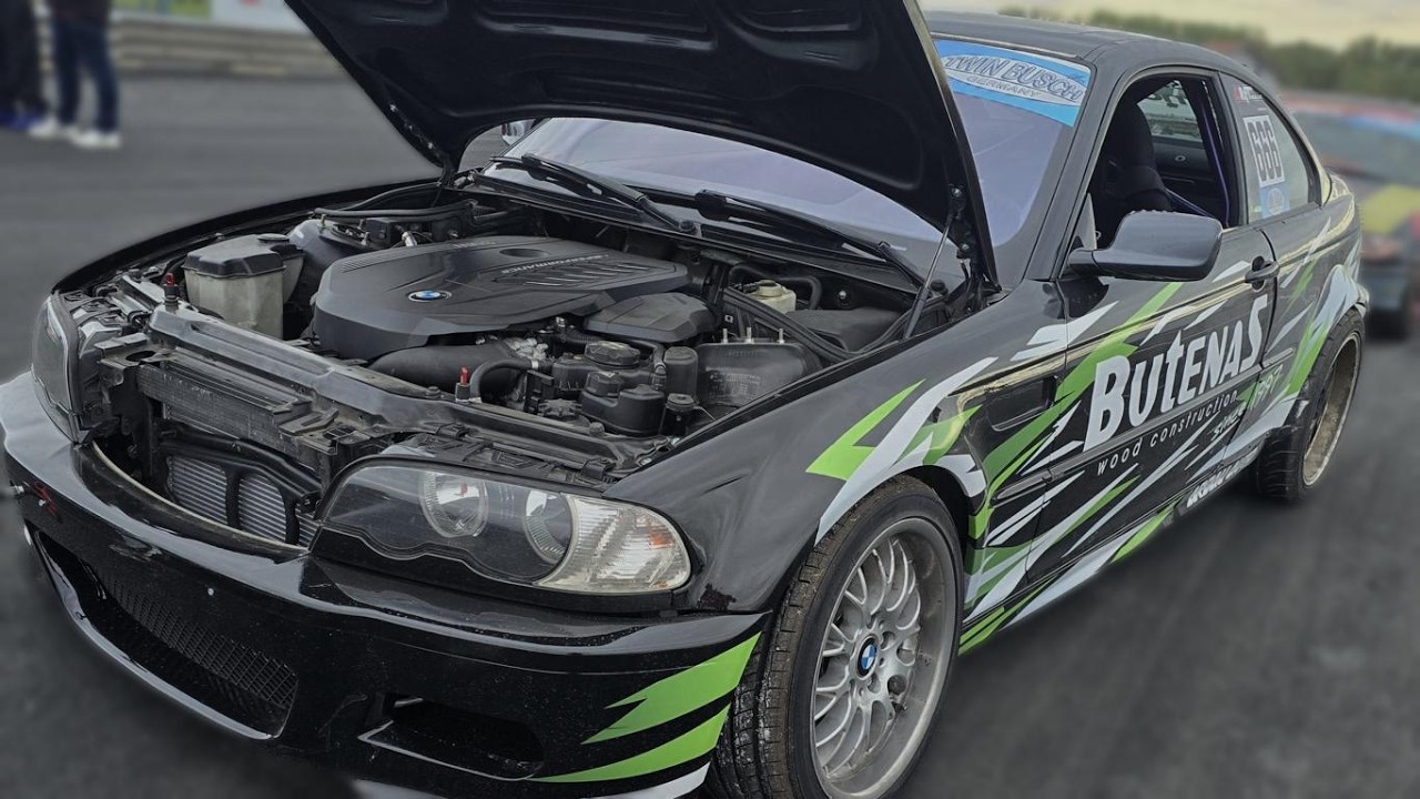 B58 (Supra MK5) Swap BMW E46 Drifting RAW - YouTube