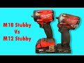 Milwaukee Tools New Gen 3 M18 FUEL Compact Wrench versus M12 Stubby Impact Wrench