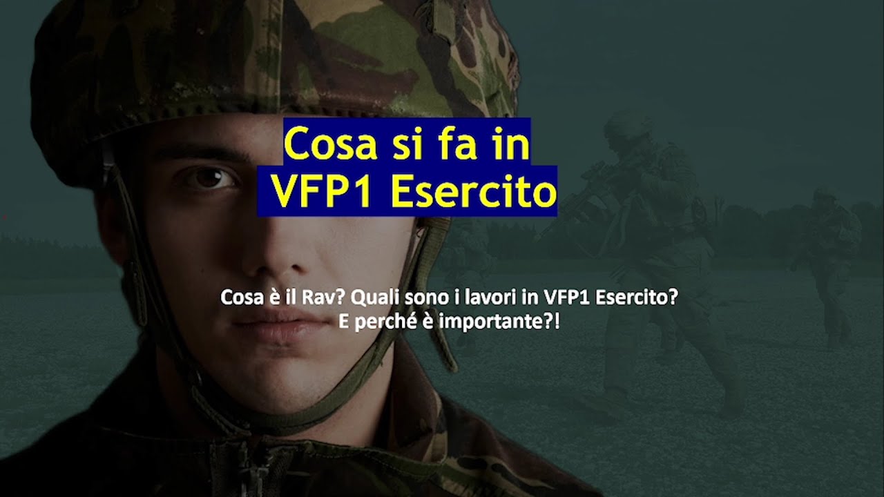 Cosa Si Fa Nel Vfp1 Esercito