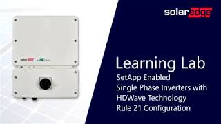 Configuring Rule 21 Settings on SolarEdge's SetApp screenshot 3