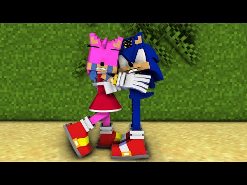 AMY ROSE SONIC AND TAILS Drowning FNF Minecraft Animation 