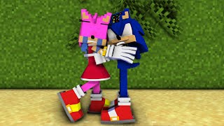 AMY ROSE + SONIC AND TAILS - Drowning | FNF Minecraft Animation