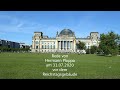 Rede von Hermann Ploppa am 31.07.2020 vor dem Reichstagsgebäude Berlin