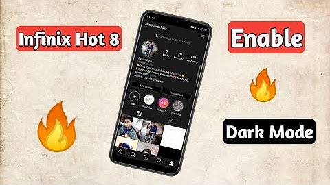 Infinix Hot 8 Dark Mode | Enable dark mode in infinix hot 8 | Dark Mode in Infinix Hot8