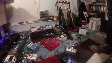 EHX Freeze pedal with Wet signal output mod