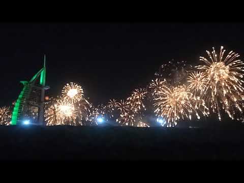 #shorts #RKTraveller New year 2021 Fireworks in "Burj Al Arab – Dubai"