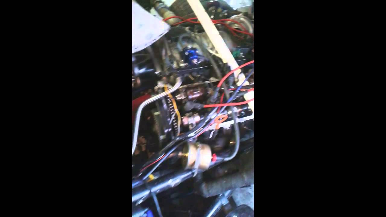 1st start after engine rebuild twin turbo V8 Zonda inspired kit car