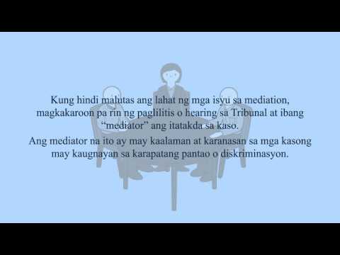 Human Rights: Mediation (Tagalog)