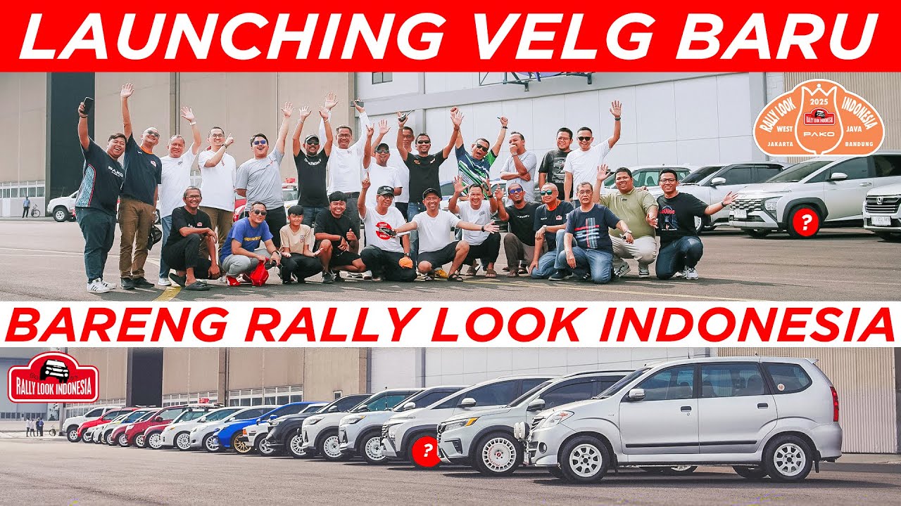 LAUNCHING VELG BARU LAGI BARENG RALLY LOOK INDONESIA ‼️ - YouTube