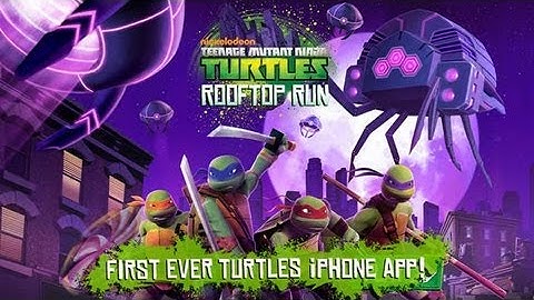 TMNT: ROOFTOP RUN for Android & iOS GamePlay