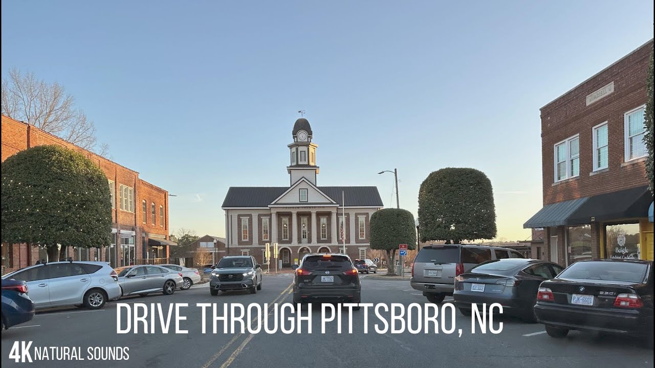 Drive Thru Pittsboro and See It's an Attractive Small Town to Live Near Raleigh