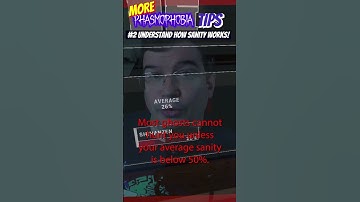 Understand how sanity works!  #phasmophobia #shorts #phasmophobiagame #phasmophobiatips