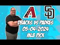 Arizona Diamondbacks vs San Diego Padres 5/4/24 MLB Pick &amp; Prediction | MLB Betting Tips