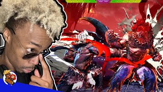 REACTING TO NEW AKUMA GAMEPLAY IN STREET FIGHTER 6