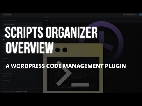 Scripts Organizer Overview: A Code Snippets Management Plugin for WordPress | SyncWin Tools