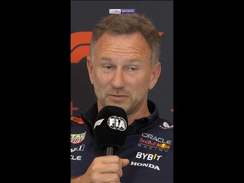 Christian Horner with a snarky remark for Toto Wolff! #redbull #mercedes #formula1 #f1 #shorts
