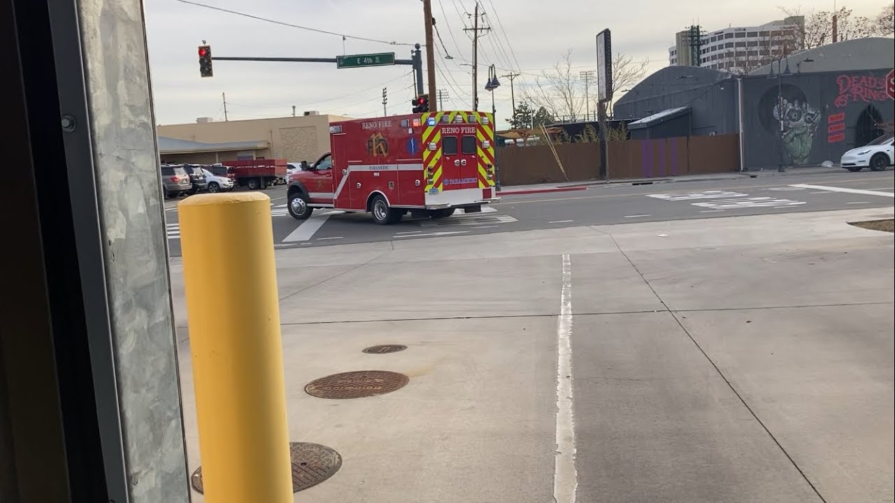 RFD Medic 3 Responding *exhaust extraction hoses breaks*