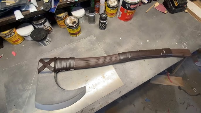 We built a Viking sword out of EVA foam and thermoplastic! 🥰 Costume