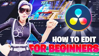 How to Edit a Fortnite Montage for BEGINNERS (Free Presets) - Davinci Resolve Fortnite Tutorial