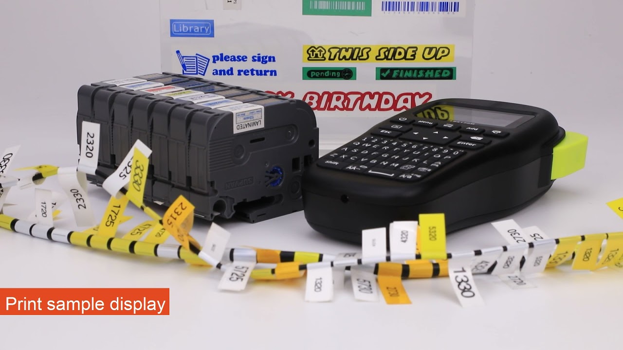[Product Demo] SUPVAN LP5120M Label Printer with Customized Logo.