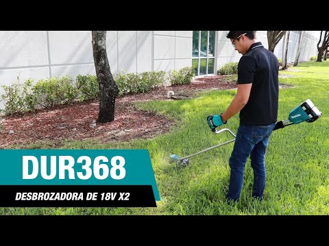 DUR369A: Desbrozadora a Batería 3 velocidades, manillar tipo U, 18V + 18V  (36V) LXT BL ADT AFT - Makita - Perú